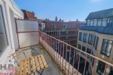 Ausblick von der Dachterrasse - Möblierte 1-Zimmer Wohnung mit Dachterrasse in Bremens Altstadt