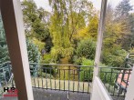 Geteviertel: Bremer Reihenhaus in herrlicher Lage mit großem Garten - Ausblick von dem Balkon auf den Garten
