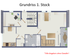 Grundriss 1. Stock - Traumhafte Maisonettewohnung in Bestlage von Borgfeld inkl. Garage