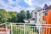 Ausblick vom Balkon - Helle zentral gelegene Maisonette - Whg. im Herzen der Neustadt