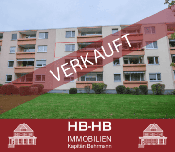Bremen-Mahndorf: 3 Zi.-Wohnung mit 2 Loggien und Einzelgarage, 28307 Bremen, Etagenwohnung