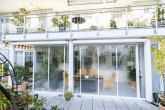 Hoch exklusiv in Wesernähe: 3-Zimmer Wohnung mit Terrasse - Wintergarten, Scheiben komplett aufschiebbar